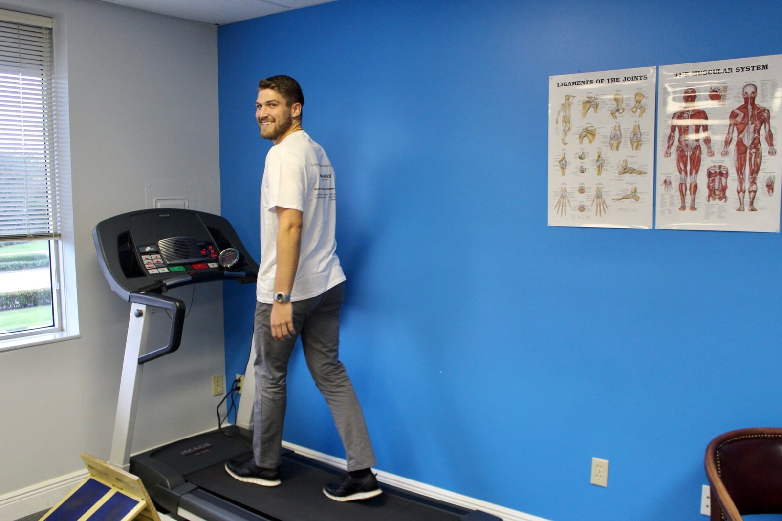Gait training session